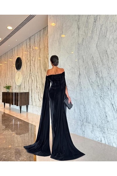 ADORA Navy blue evening dress