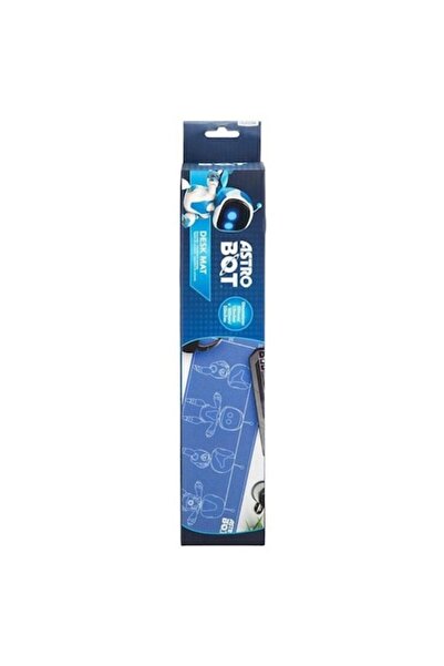 Paladone Astro Bot Desk Mat, Blue, 80 x 20 cm, Schematic Design