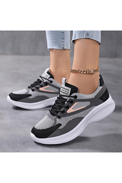 SOSENFER 跑步鞋女。舒适百搭户外轻便透气慢跑女鞋,时尚运动休闲鞋女