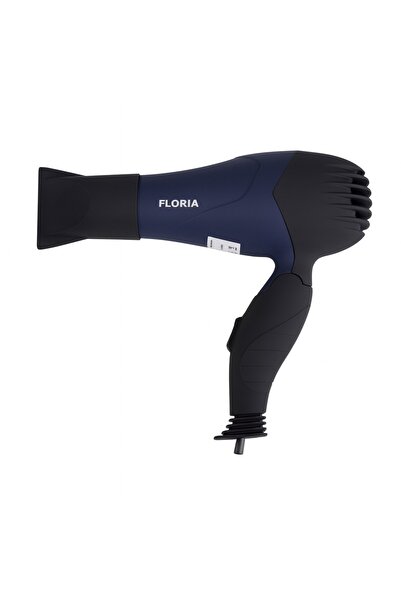 Zilan ZLN 8978 Hair Dryer 850 W, 2 Speed Settings, Foldable Handle, Concentrator, Blue/Black