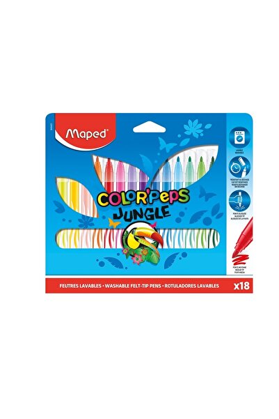 Maped Carioci Color Peps Jungle 18 culori/set