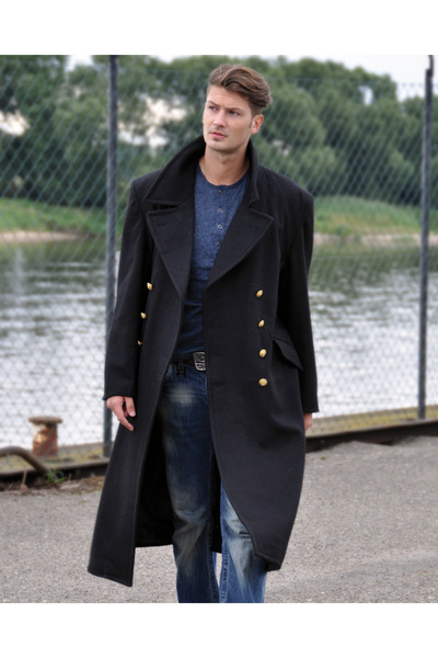 Mil-Tec Germany Navy Coat - Black