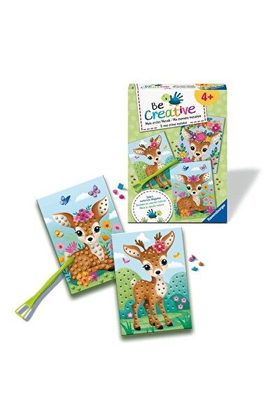 RAVENSBURGER - Be Creative Midi Mosaic Craft Set (Bambi / Fawns)