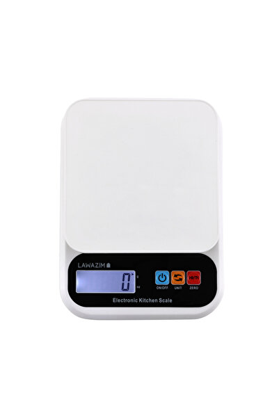 Lawazim Digital Food Scale White High Precision