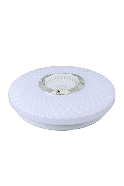 Powermaster PM-27329 Beyaz 30*6 Cm 24 Watt Bluetooth Hoparlörlü Tavan Aydınlatma (AL-BL302) Tornavid