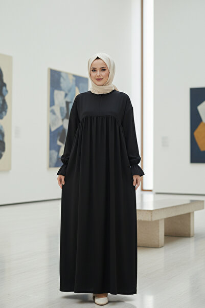 kureyş Tesettür Elbise-Medine Kumaş İhracat Kalite