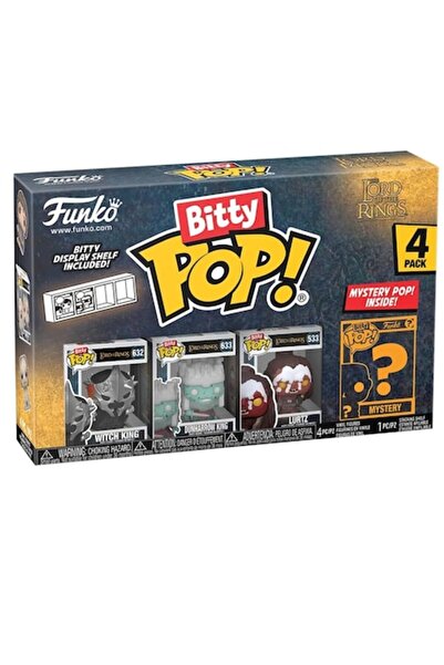 Funko Bitty Pop Pachet de 4 The Lord of the Rings Regele Vrăjitor