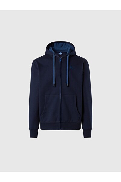 North Sails Tam Boy Fermuarlı Kapüşonlu Sweatshirt