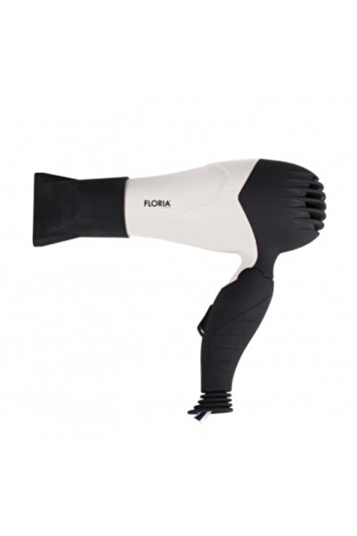 Floria ZLN 8975 Hair Dryer 850 W 2-Speed Foldable Handle Air Concentrator White