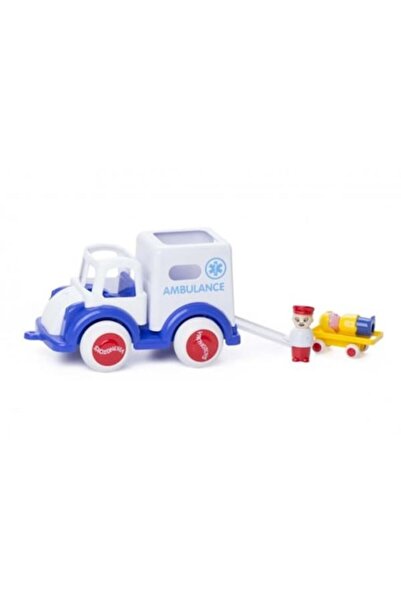 OEM Viking Toys Ambulanță Jumbo cu 2 persoane și 1 targă (130005)