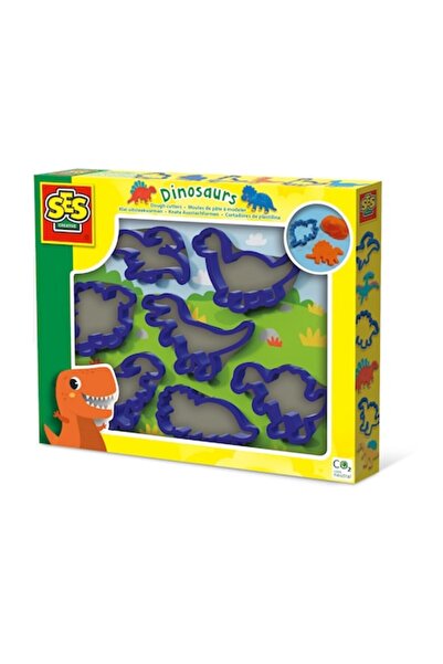 SES Creative Set of 7 Moulds for Modelling, SES Creative, Dinosaurs, Easy to Clean