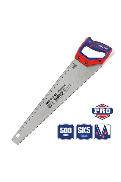 Workpro WP215007 500mm SK5 7 TPI Ağır Hizmet Tipi El Testeresi