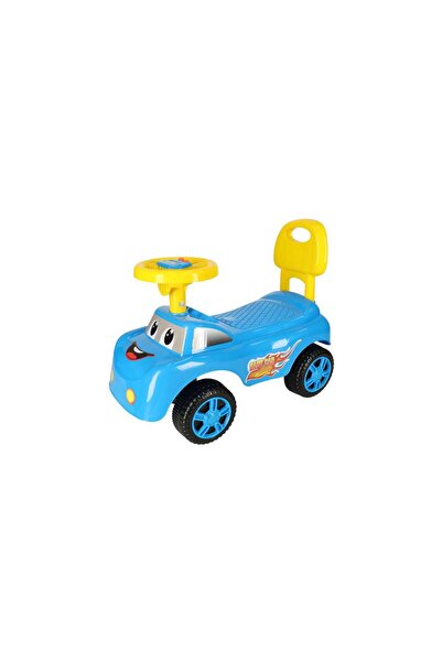 Three top online Push ride smiling car horn blue