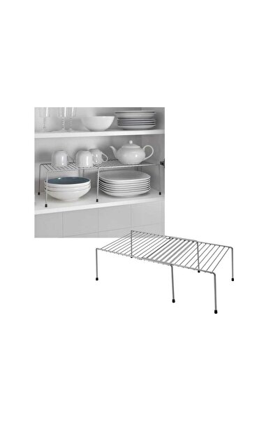 ASTERA Genişletilebilir Raf, Gümüş, 57/33x24x15