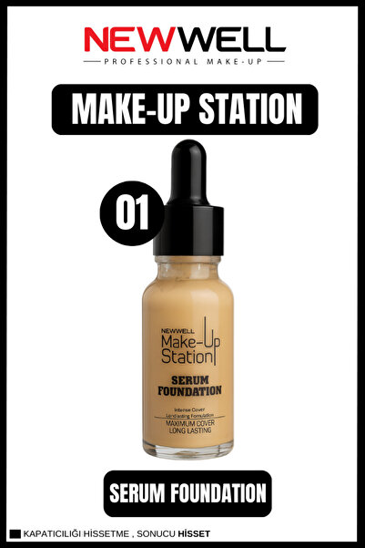 New Well Newwell Make-up Station Serum Fondöten No:1 20 ml