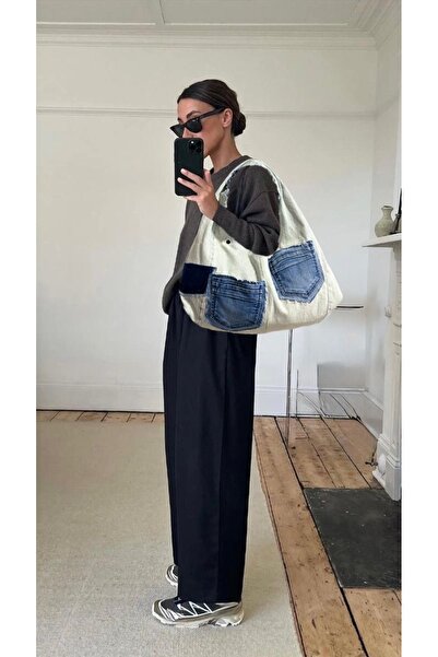 Smonday Denim Boho Omuz Çantası