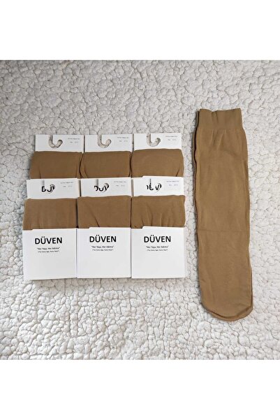 DÜVEN 6-пакет памучни чорапи до коляното, изключително меки за кожата