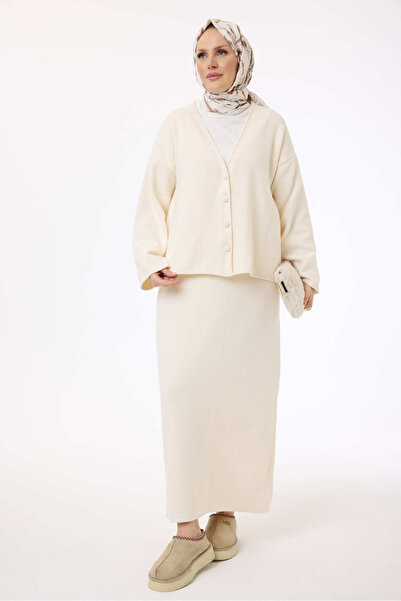 My City 44106 - Stylish Comfortable Casual Knitwear Women's Set with Skirt