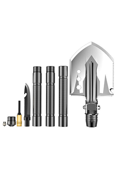 OEM Multifunctional Military Folding Shovel SURVIVOR 17 in 1 with protective cover