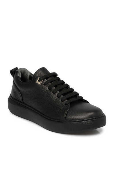 Tergan Siyah Hakiki Deri Kadın Sneaker - K25S1AY68140-A41