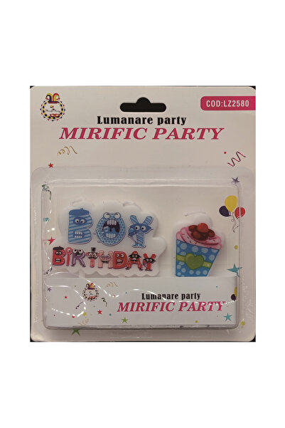 Mirific Party Lumânare multicoloră pentru tort, 8 cm, cupcake, ziua de nașter...