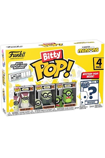 Funko Μπίτι Ποπ Σετ 4 τεμαχίων Μίνιονς Φράνκενμπομπ