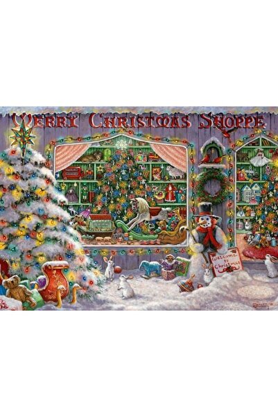 RAVENSBURGER - Merry Christmas Shoppe Puzzle - 500 pieces