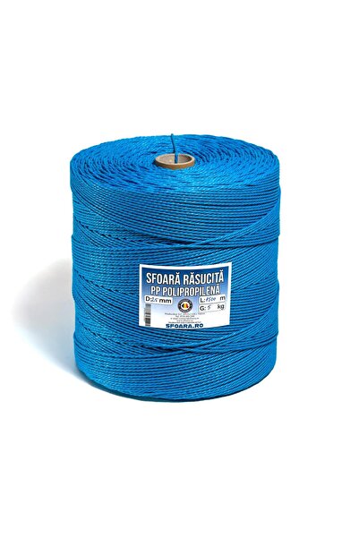 SFOARA.RO Twisted PP rope - 2.50 mm