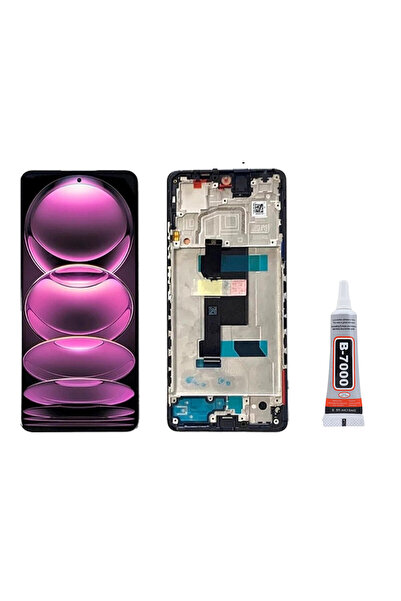 Yedcom Xiaomi Redmi Note 12 Pro 5G Çıtalı Ekran Lcd Dokunmatik B7000 15ML Yap...