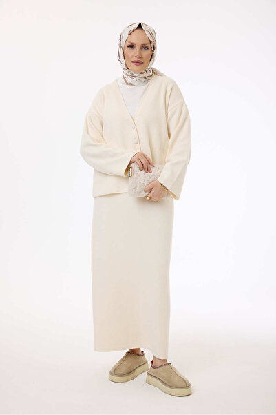 My City 44106 - Stylish Comfortable Casual Knitwear Women's Set with Skirt