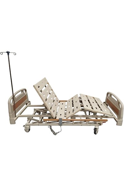 Generic Electric Medical Bed, 4-function with Mattress, Remote Control, Metal Frame, Lockable Wheels