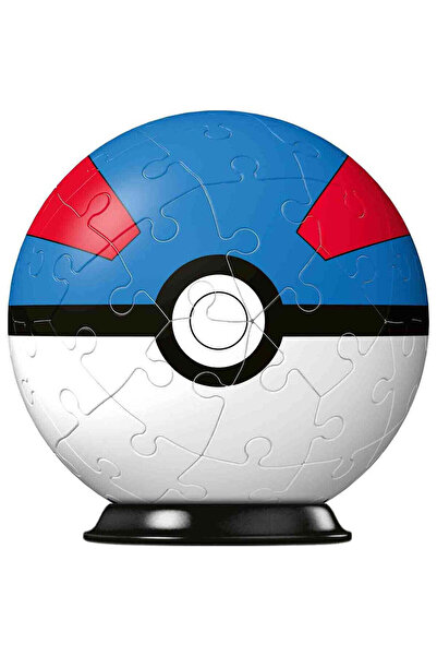 RAVENSBURGER 3D Pokémon Poké Ball Puzzle, 54 Pieces