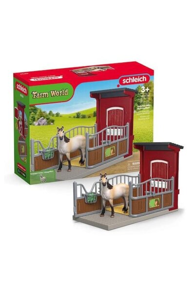 SCHLEICH Ponybox cu iepă Mustang (42724)