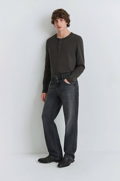 Mavi Pantaloni de blugi pentru bărbați Marlon Smoke Classic Denim Antracit 0019166-A3352