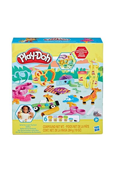 Hasbro Set de scule Play-Doh cu animale sălbatice,