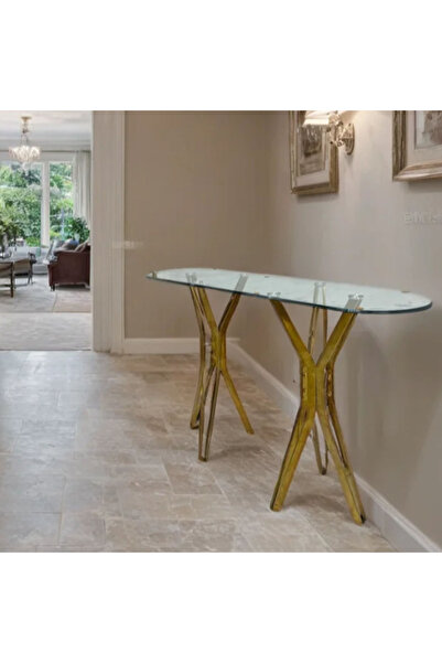 Tasamem Dafia مدخل ستيل رخام لون ذهبي