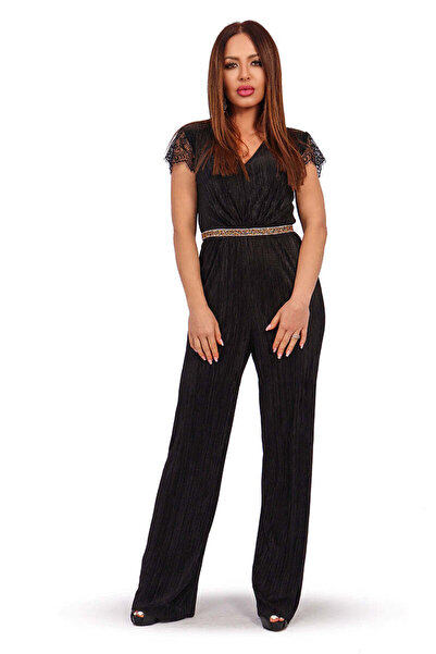 WildFashion Long jumpsuit with V-neck H637-1