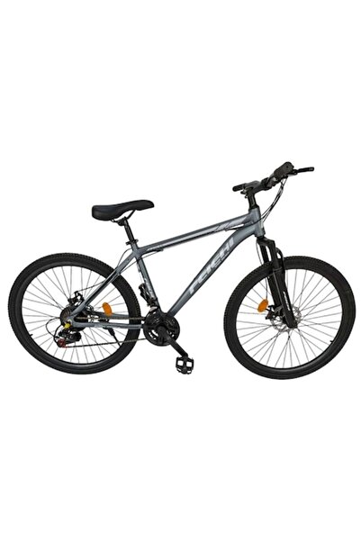 VELORS RICH BIKE MTB ERB224F2602BG, 26" Wheels, Front Suspension, 21-Speed, Gray