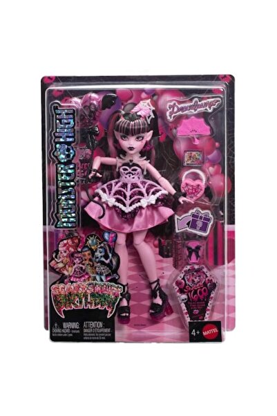 mattel Păpușa Monster High Draculaura, înfricoșătoare și dulce, de ziua de na...