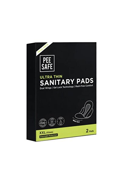 Pee Safe فوط صحية رفيعة جدًا XXL - قطعتان