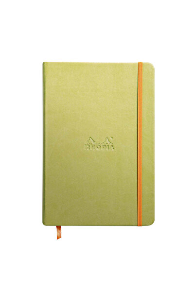 Rhodia GoalBook A5 Hardcover, 120 sheets (dotted), 90 g/m², Anise Green