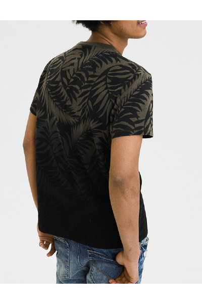 AMERICAN EAGLE T-shirt, Green/Black