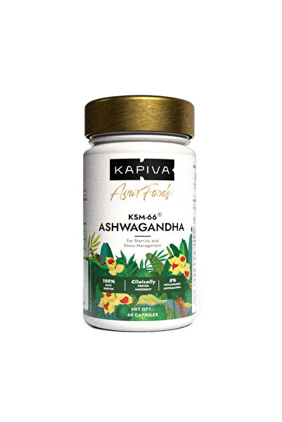 KAPİVA KSM-66 Ashwagandha 60 Capsules
