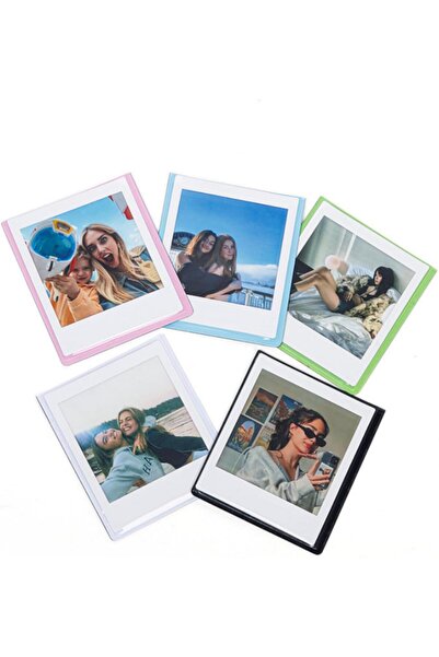 SKEIDO إطار صور مغناطيسي مكون من 5 قطع لكاميرا فوجي فيلم إنستاكس سكوير (مجموعة من 5 ألوان)
