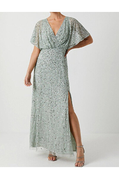 Evendi Long dress, Green