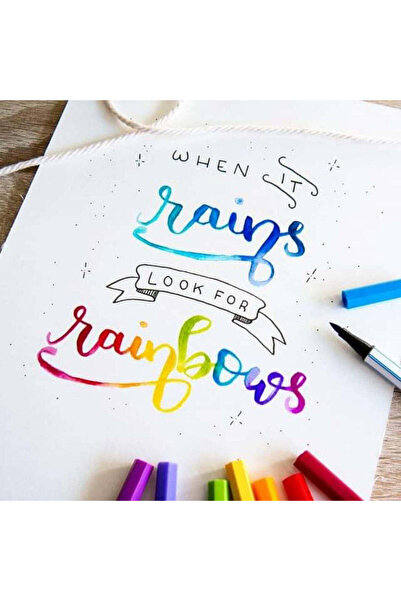 Stabilo Pen 68 Brush, brush-tip, 15 colors / set