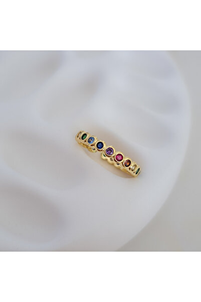 Norevia اشتري 3 واحصل على 2 خاتم من السلسلة الخاصة الملونة بالحجارة