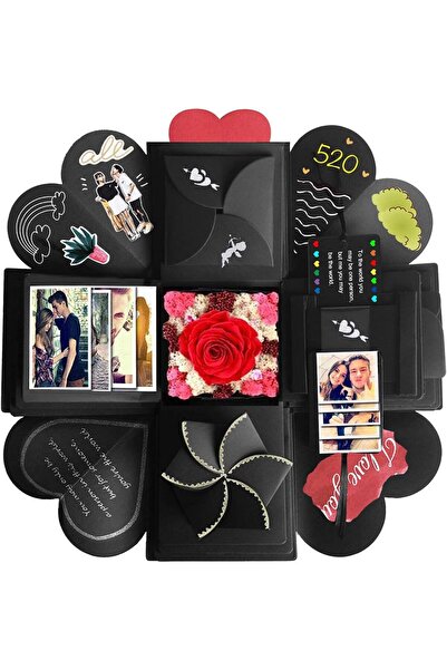 KASTWAVE صندوق انفجار إبداعي DIY ألبوم صور سجل قصاصات صندوق هدايا