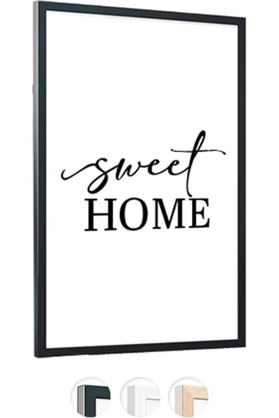 Edihome إطار صورة A3، 32 × 42 سم، خشب، أكريليك مغلف (أسود، قطعة واحدة)