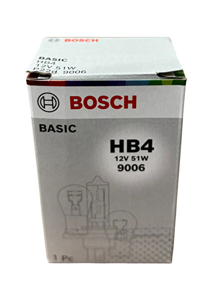 Bosch 9006 HB4 Ampul 12v 51W (1987 302 808) 1 Adet Fiyatı